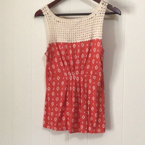 Anthropologie Deletta Pattern Gather Shell - Picture 5 of 6